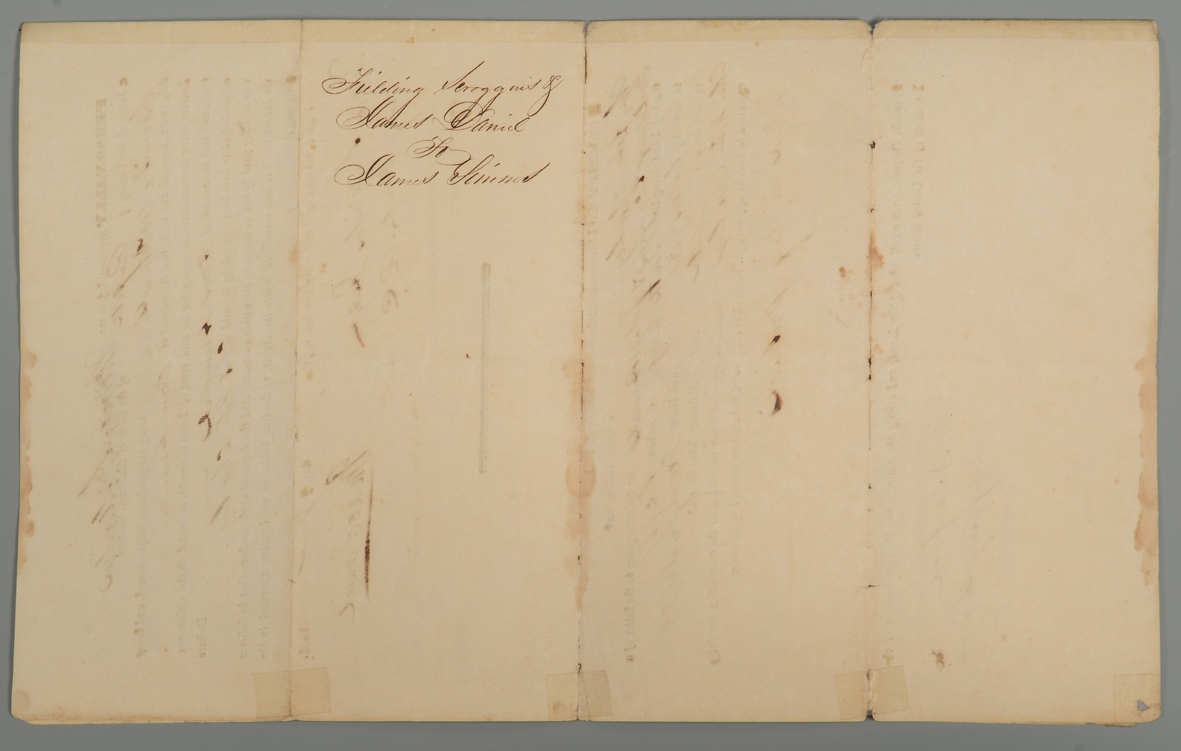 Lot 202: Andrew Jackson signed Creek Indian Document, Alabama
