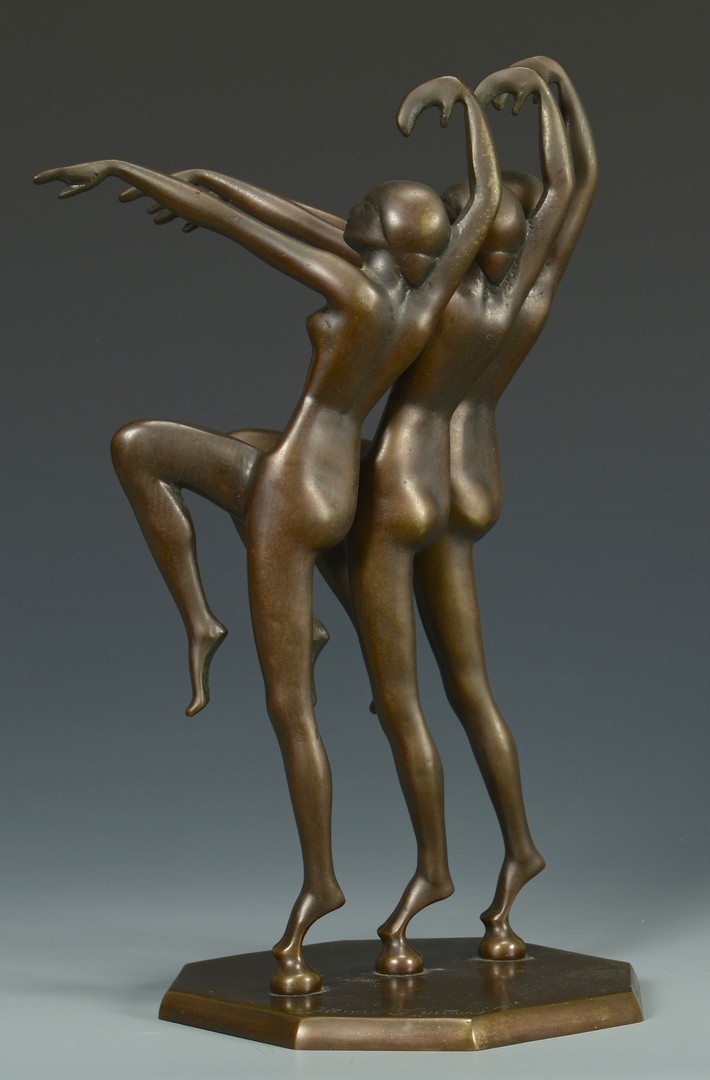 Lot 222: French Art Deco Bronze,  Henri Lautier