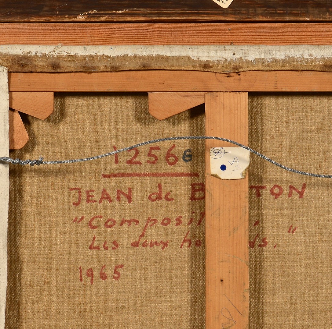 Lot 224: Jean de Botton o/c, Still Life with Lobsters