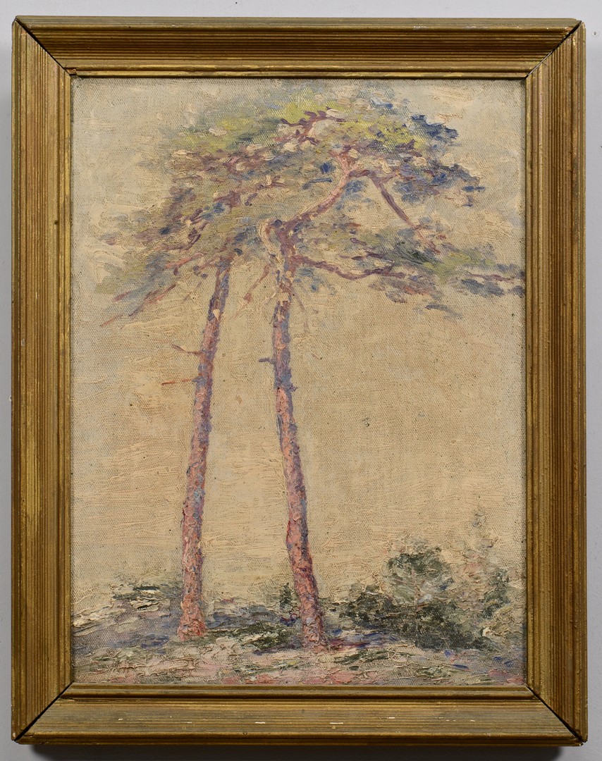 Lot 248: Carrie Hill Impressionist Landscape Oil