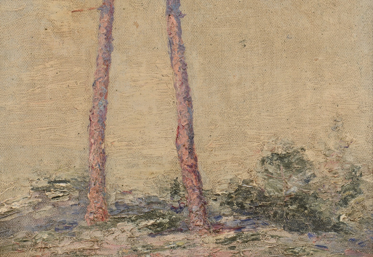 Lot 248: Carrie Hill Impressionist Landscape Oil