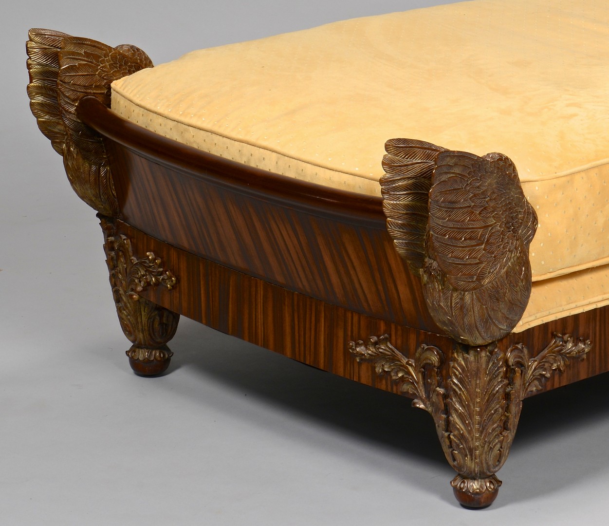 Lot 270: French Second Empire Swan Day Bed