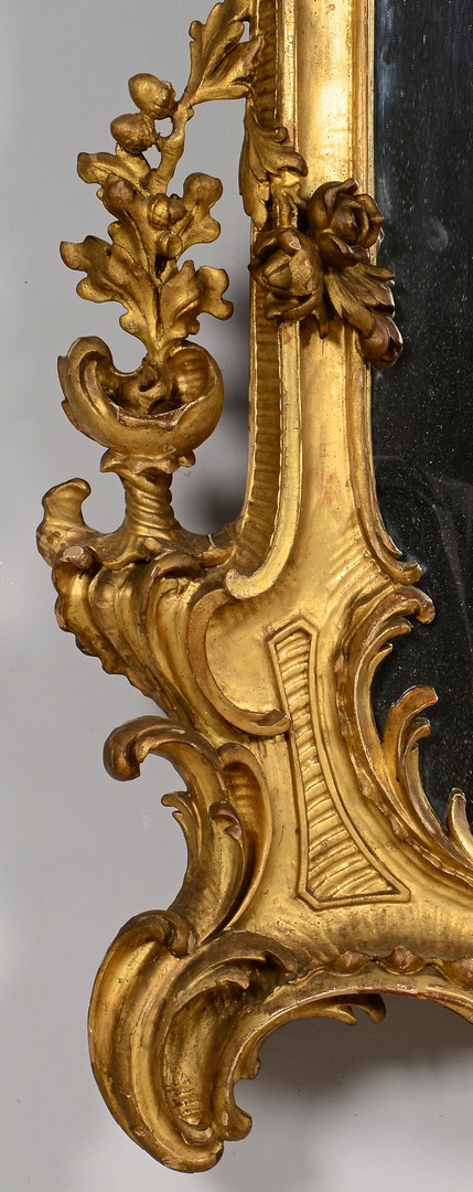 Lot 274: Gilt Rococo Mirror, Continental