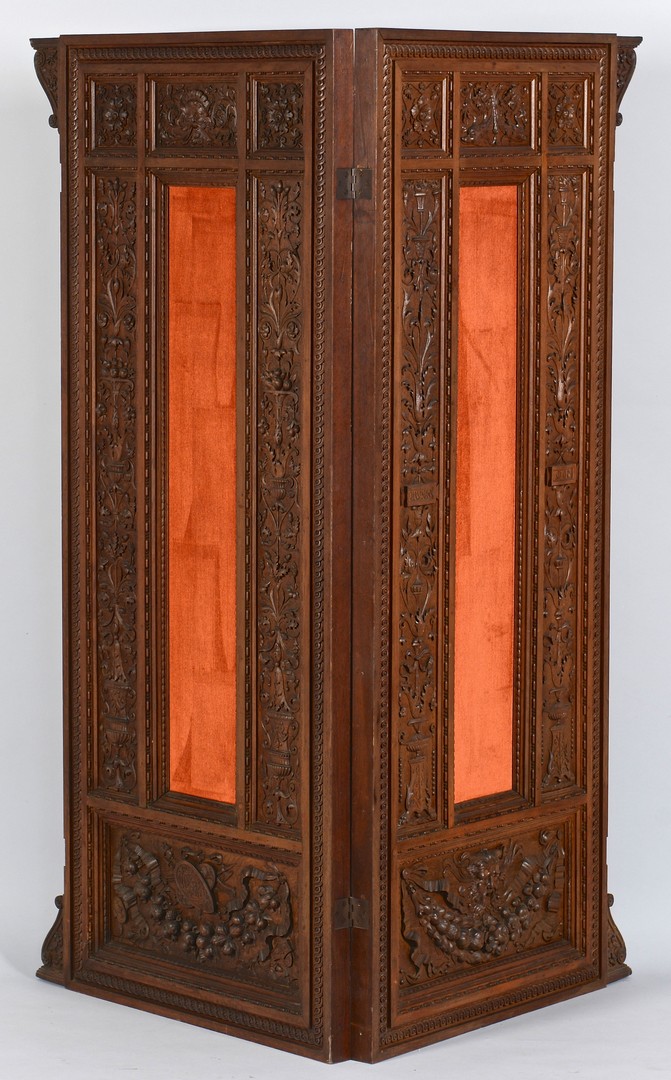Lot 275: 4 European Wooden Carved Panels