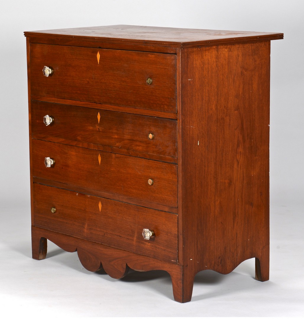 Lot 284: East TN Chest of Drawers, signed A. Hansard