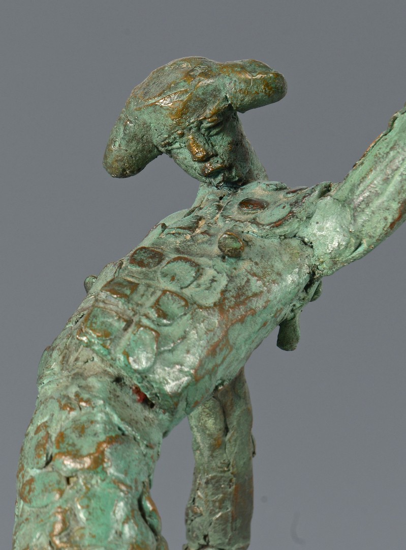 Lot 301: Heriberto Juarez Bronze Matador Sculpture