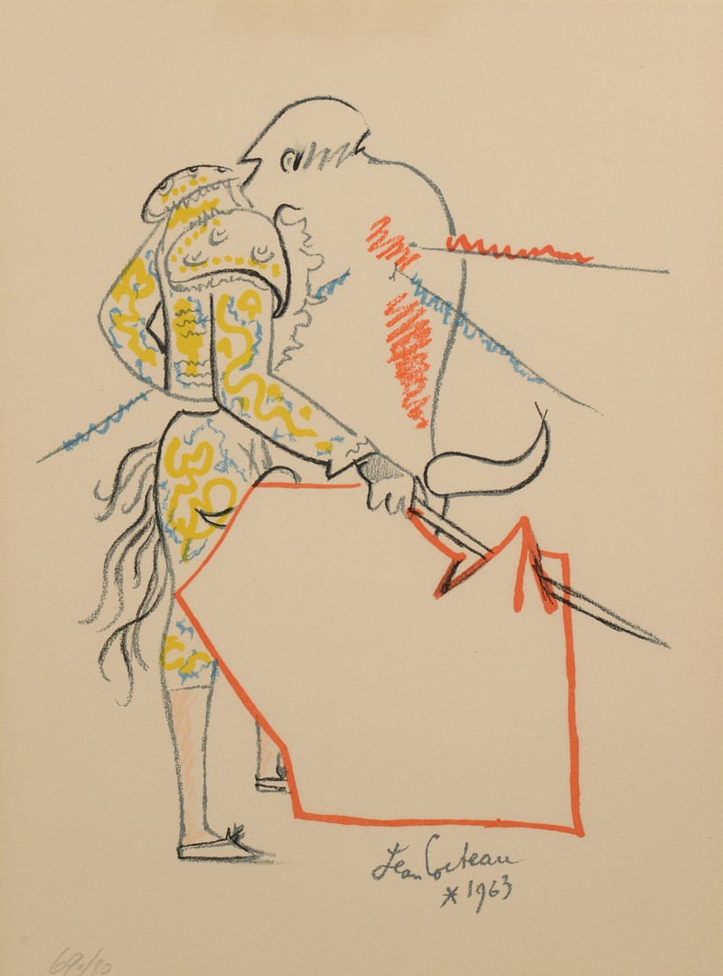 Lot 320: Jean Cocteau Lithograph, Matador