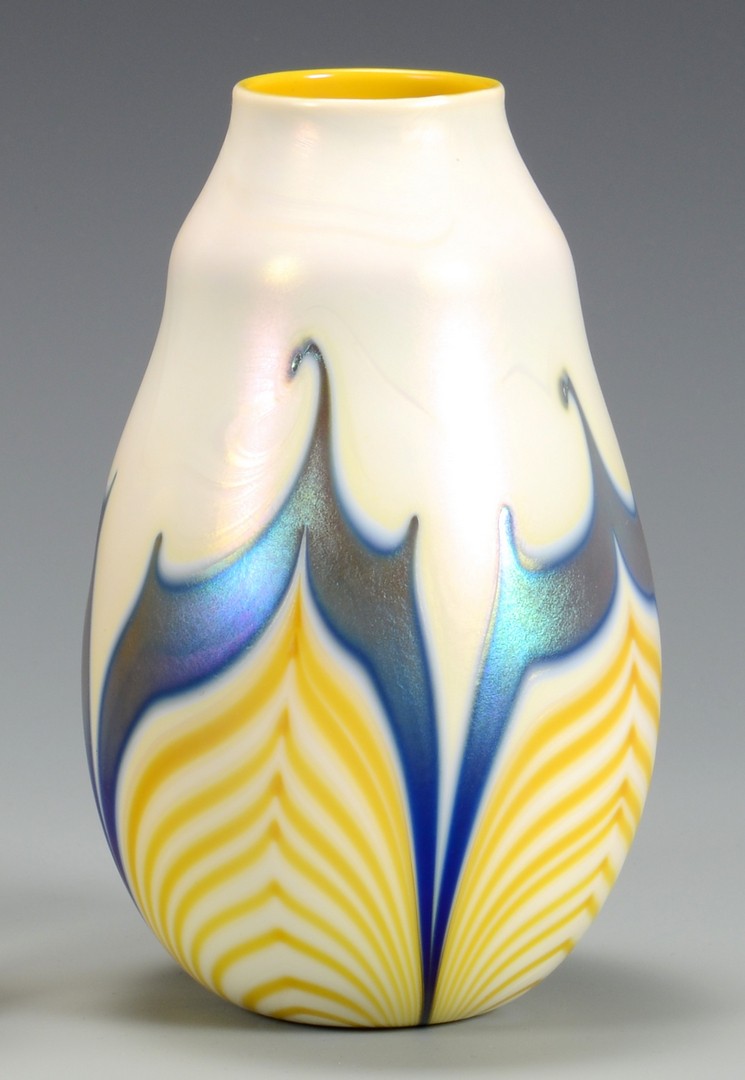 Lot 328: C. Lotton Art Glass Vase