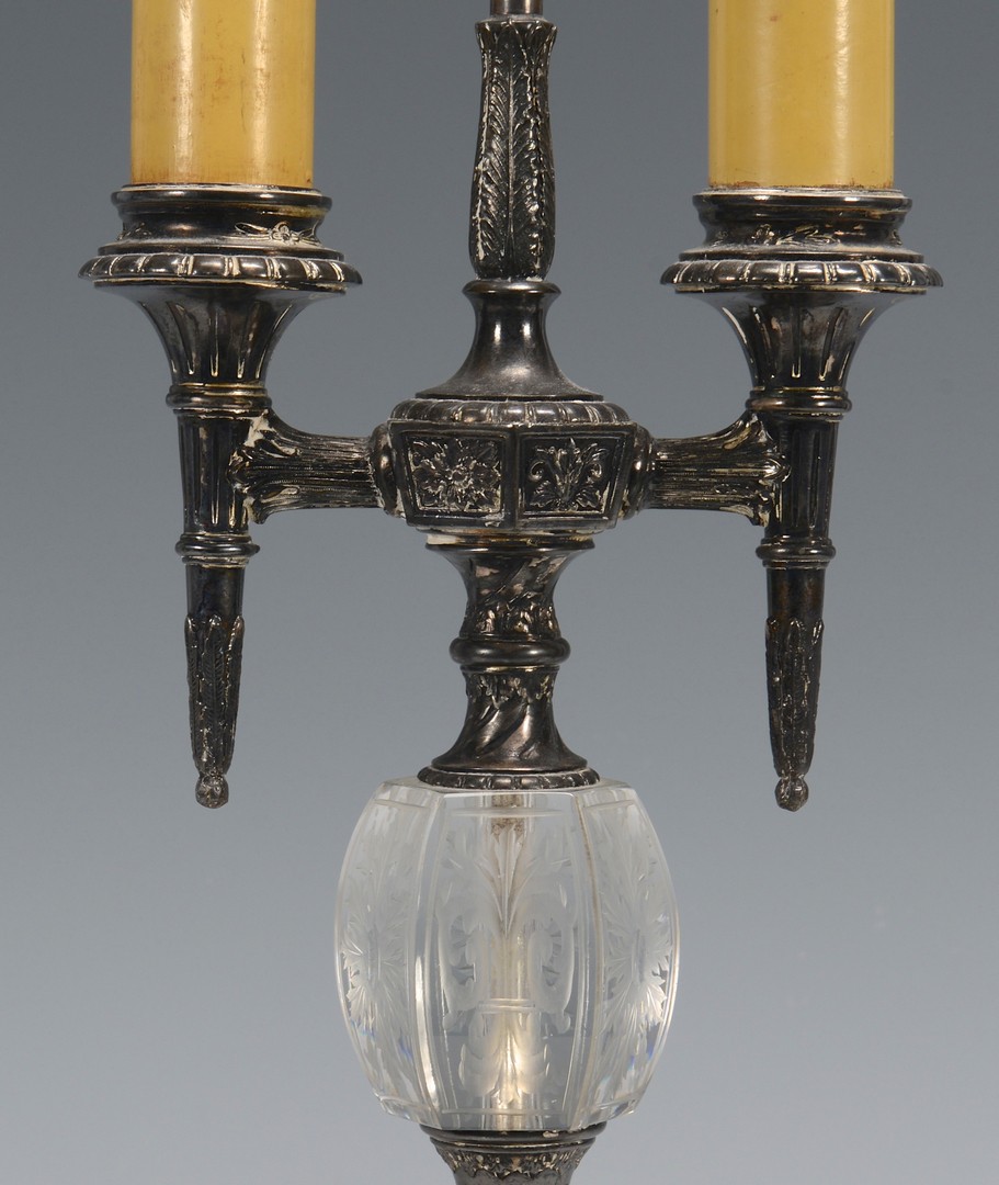 Lot 332: Pairpoint Reverse-Painted Table Lamp