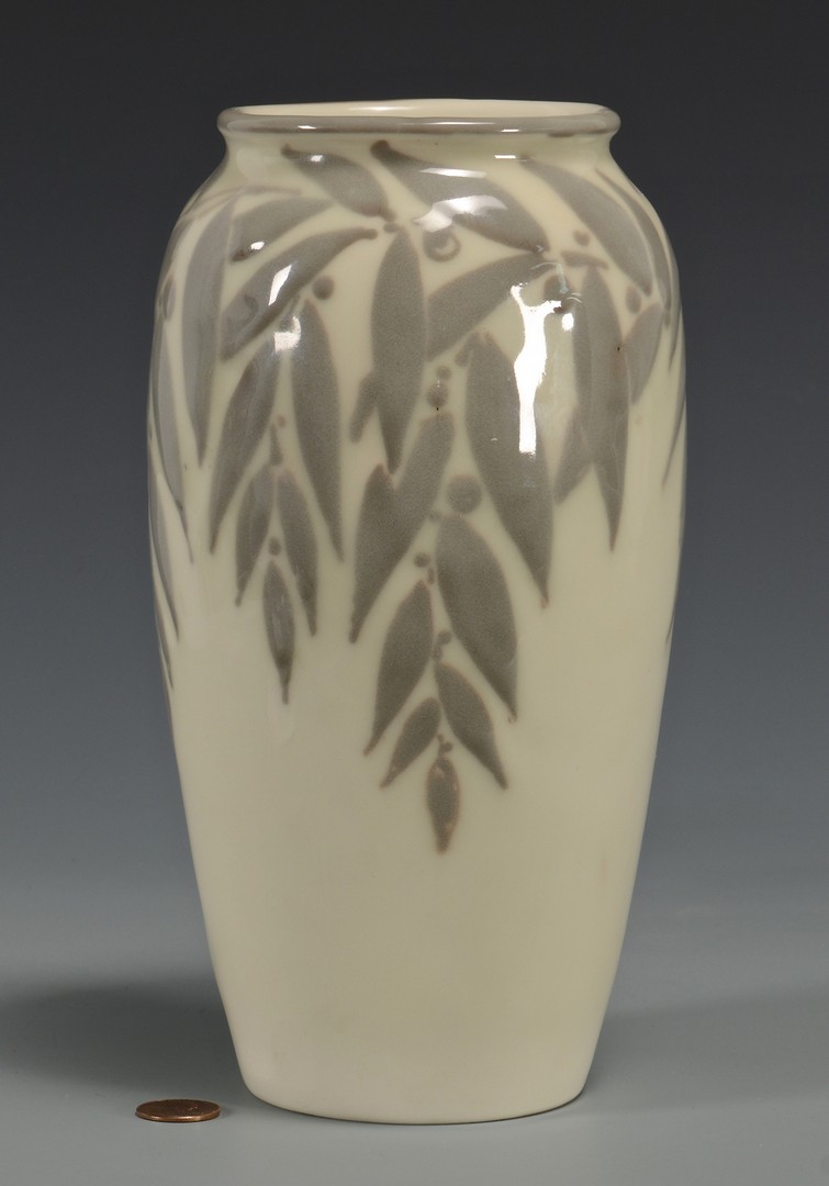 Lot 339: Rookwood Vase, Leaf Decoration