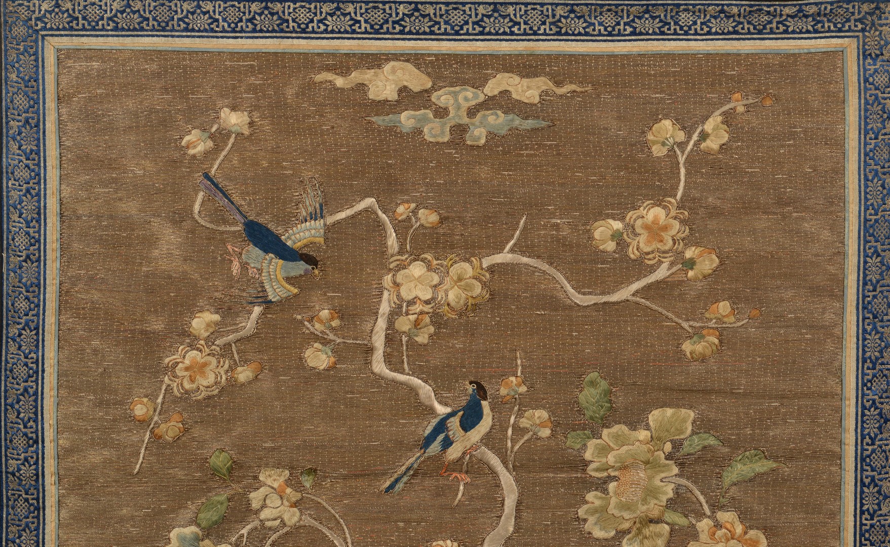 Lot 33: Qing Chinese Silk Embroidery