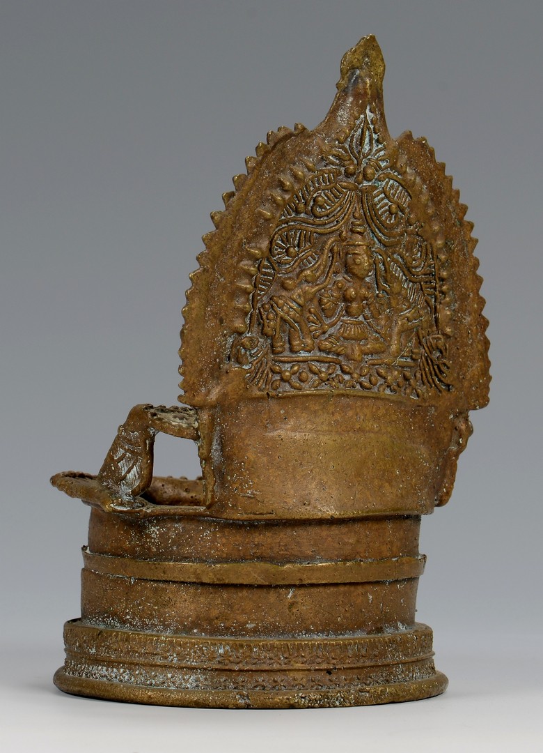 Lot 361: 3 Bronze Buddha Sculptural Items