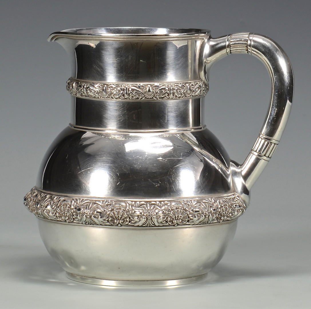 Lot 429: Tiffany Sterling Water Pitcher