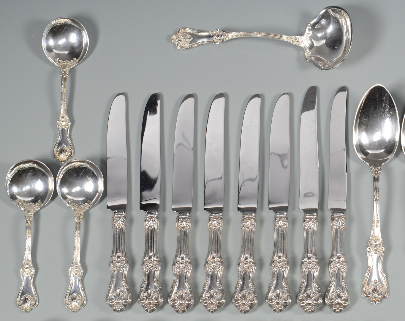 Details about   Sterling Silver Flatware Frank Smith Woodlily Cream Soup Spoon 