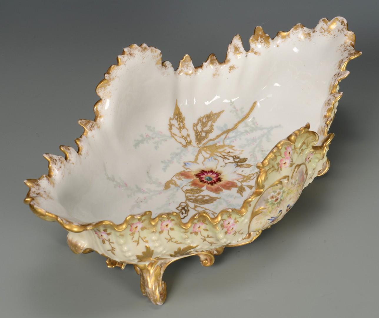 Lot 456: German Porcelain Centerpiece Bowl