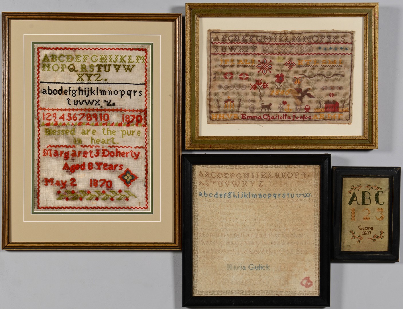 Lot 496: Grouping of 4 Samplers