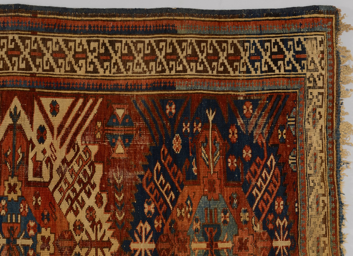 Lot 498: 2 Oriental Rugs:Tabriz and Kazak