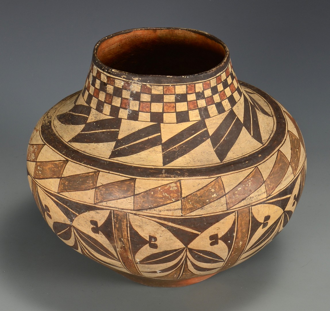 Lot 506: Native American Pottery Jar, Acoma Olla