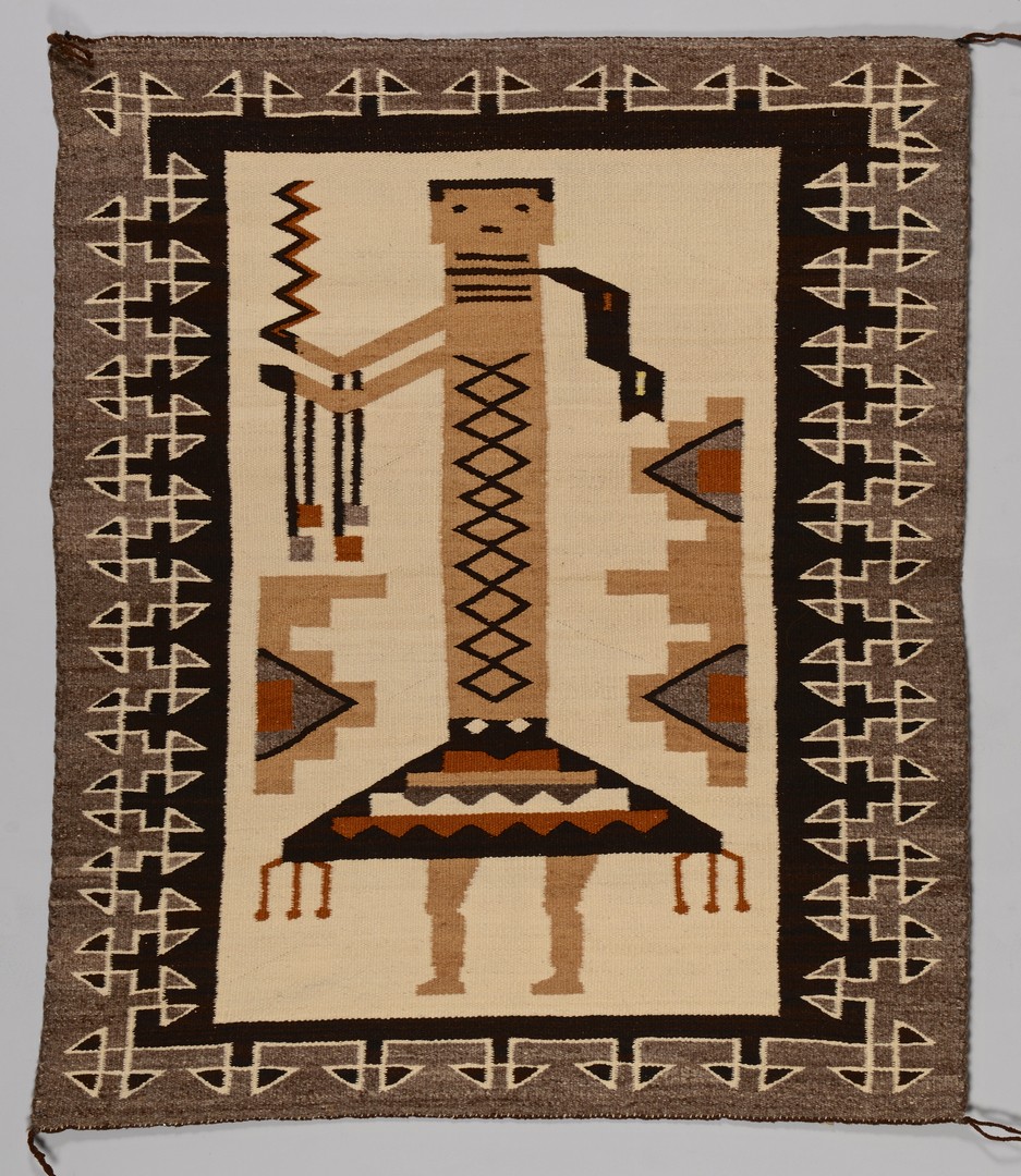 Lot 514: Navajo Single Figure Yei Rug
