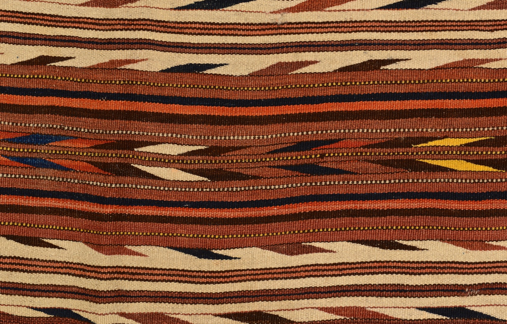Lot 517: Early Saltillo Serapi Mexican Weaving