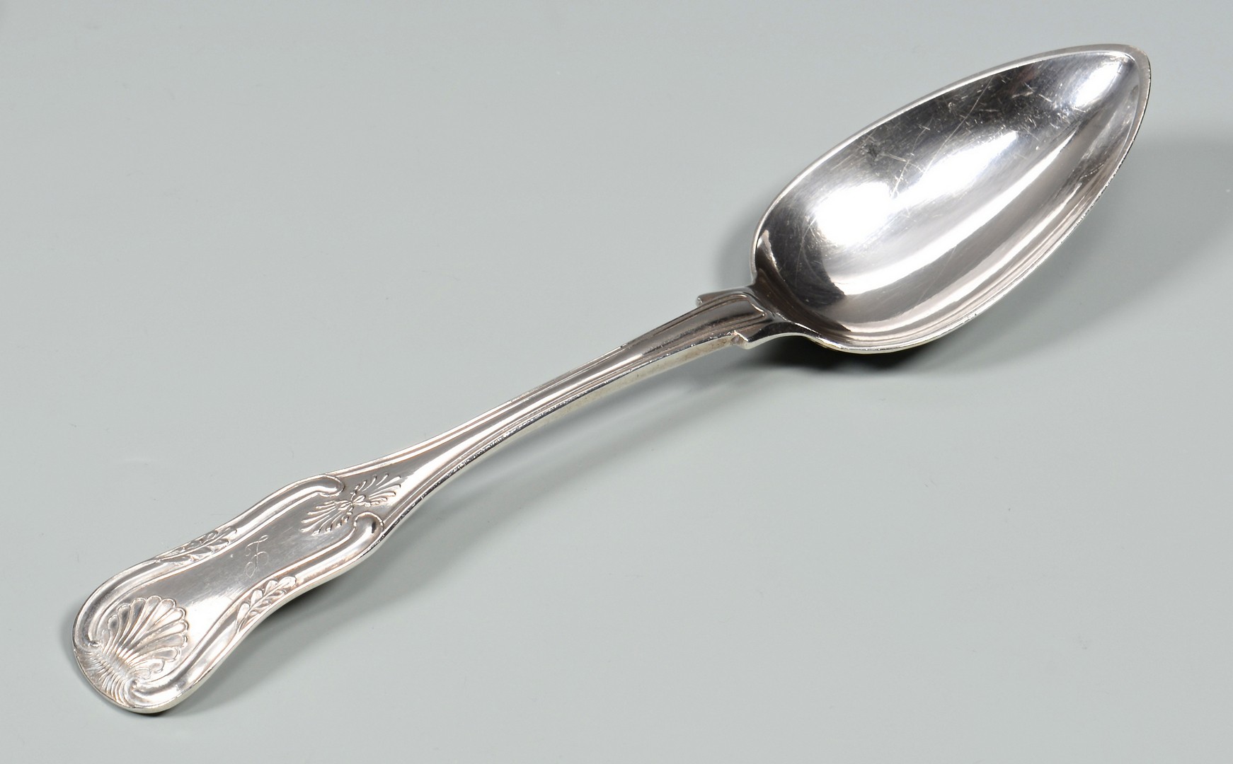 Lot 51: 10 Lexington, KY coin silver spoons