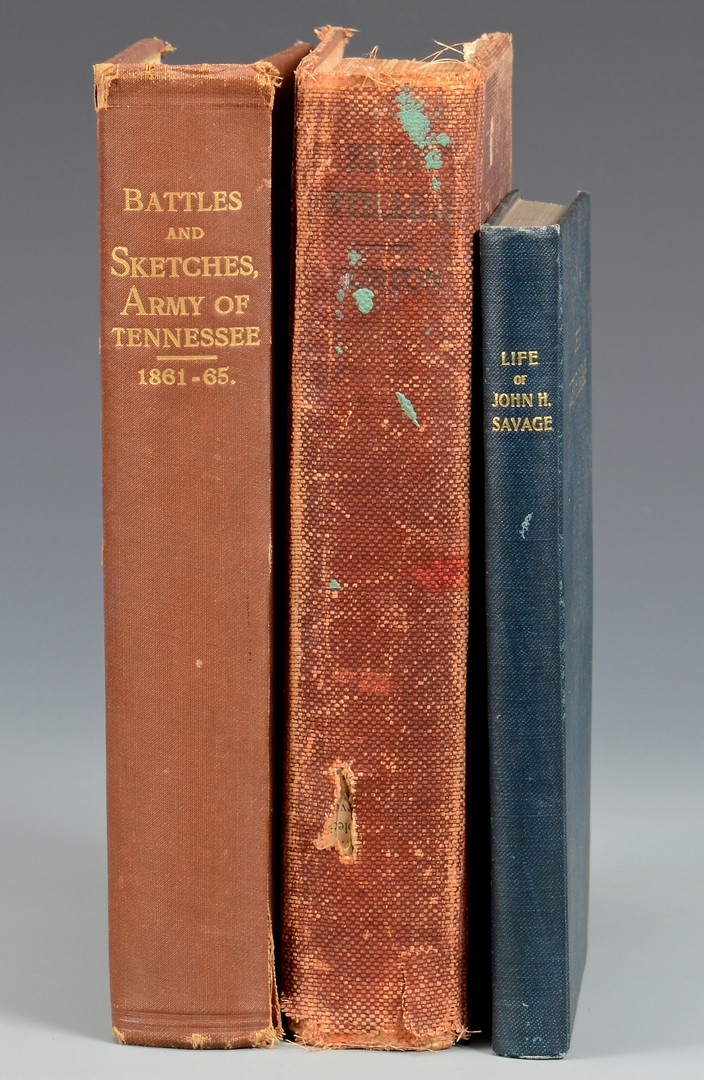 Lot 572: 4 Civil War Books inc. TN & McClellan signed biography