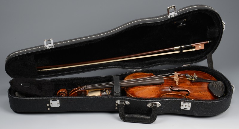 Lot 592: German Violin, Klotz school & Bow