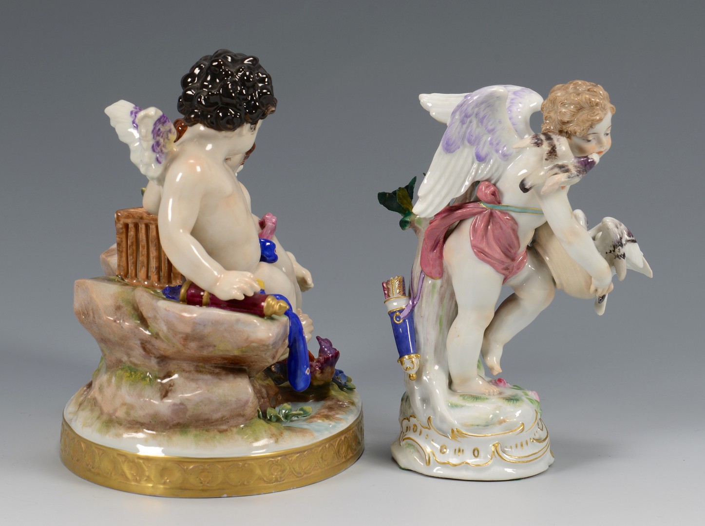 Lot 611: 2 German Porcelain Figurines, incl. Meissen