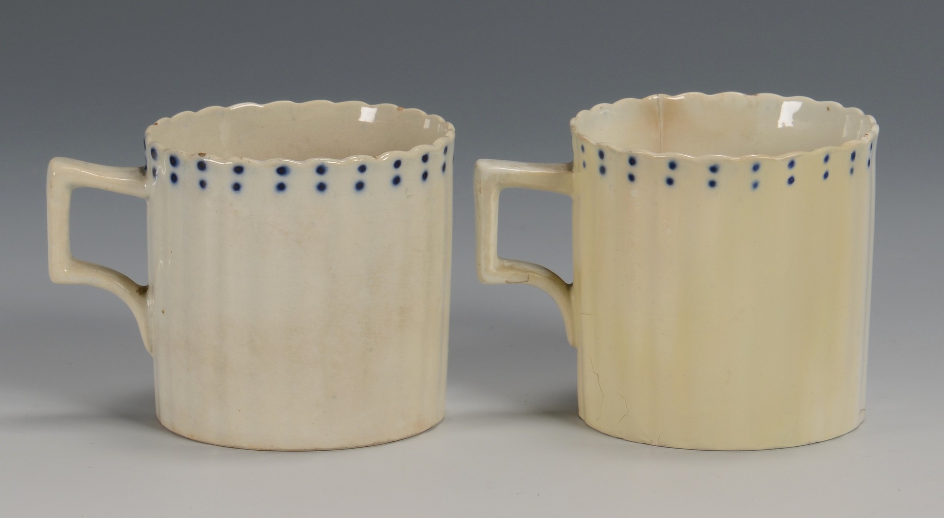 Lot 618: Early English Ceramic Items, 9 pcs.