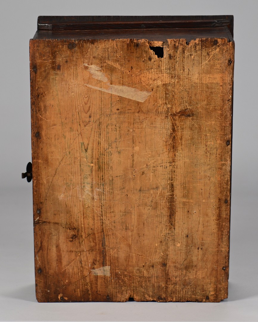Lot 643: Carved Oak English Bible Box