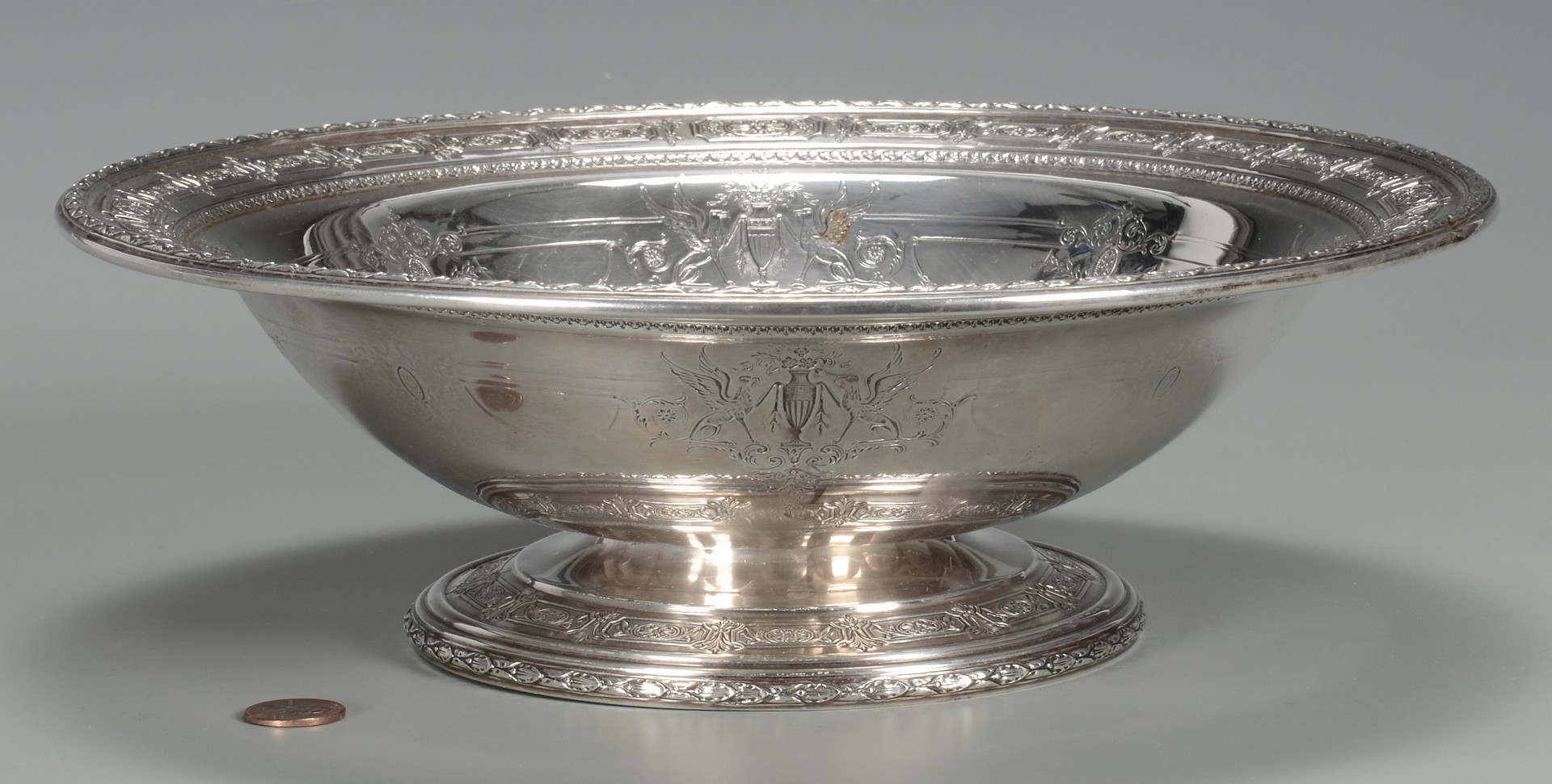 Lot 680: Towle Sterling Neoclassical Bowl