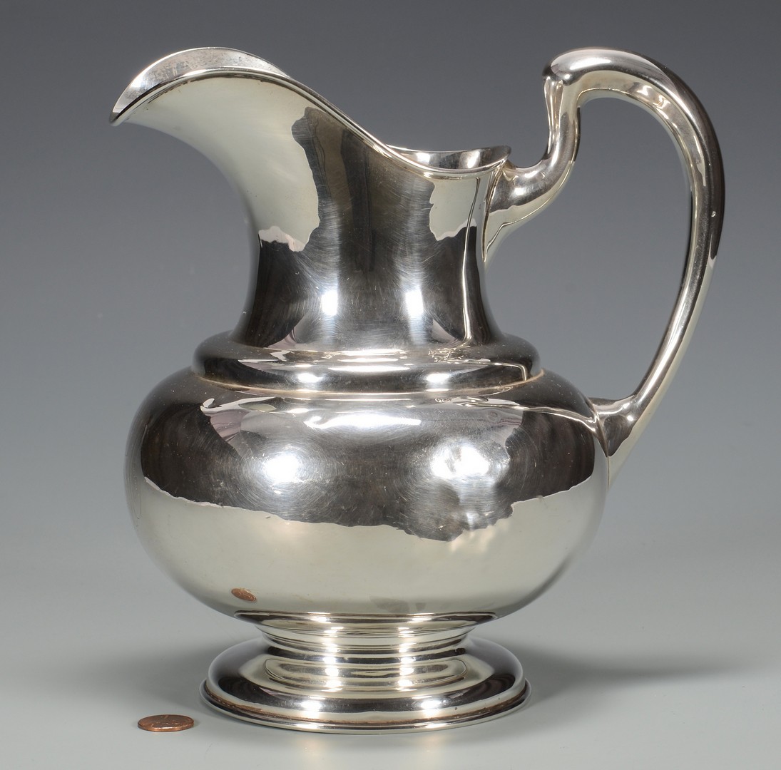 Lot 68: Mississippi Coin Silver Water Pitcher