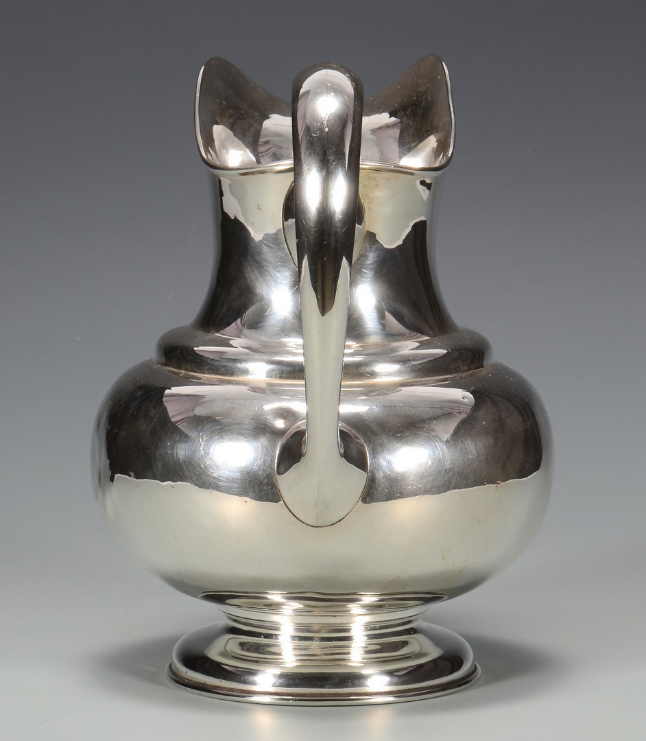 Lot 68: Mississippi Coin Silver Water Pitcher