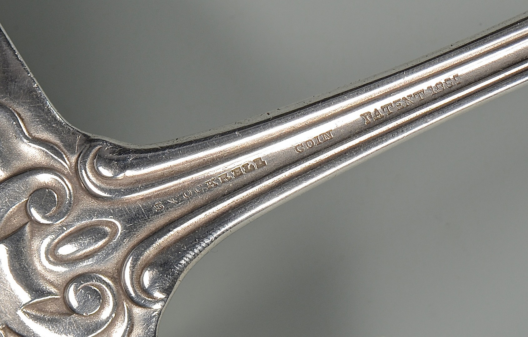 Lot 69: S. Cockrell MS Coin Silver Ladle
