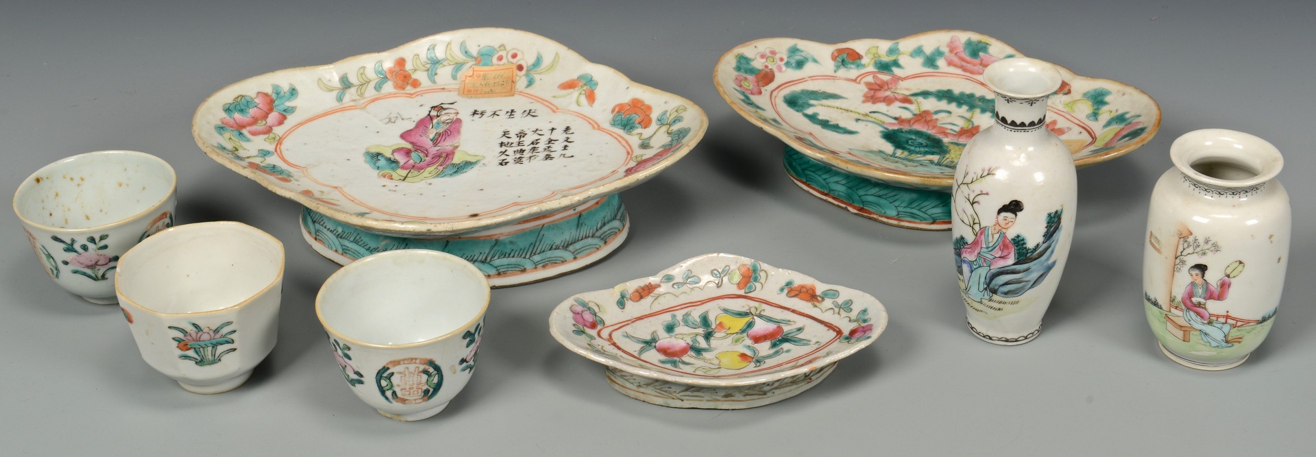 Lot 714: 25 pcs assorted Asian Porcelain