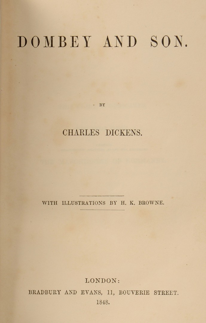 Lot 735: 3 Dickens 1st Editions (Early States)