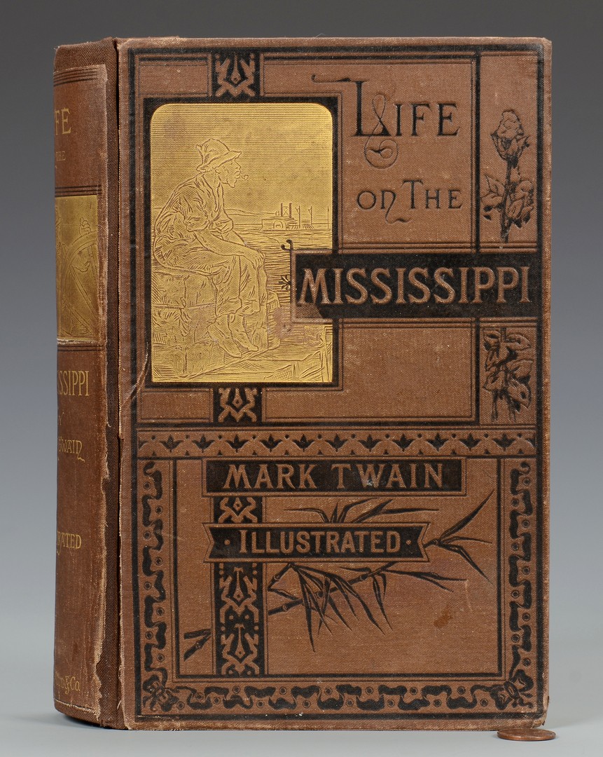 Lot 736: M. Twain 1st Edition (Early State) Life on the Mississippi