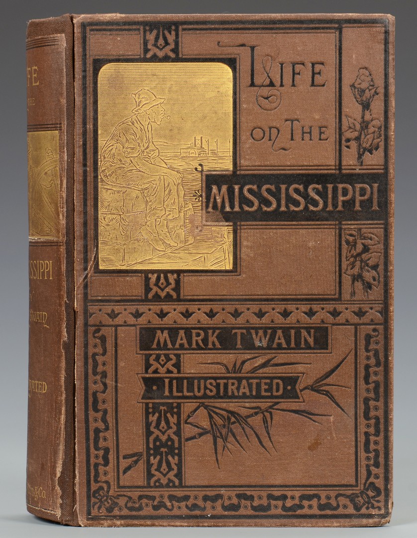 Lot 736: M. Twain 1st Edition (Early State) Life on the Mississippi