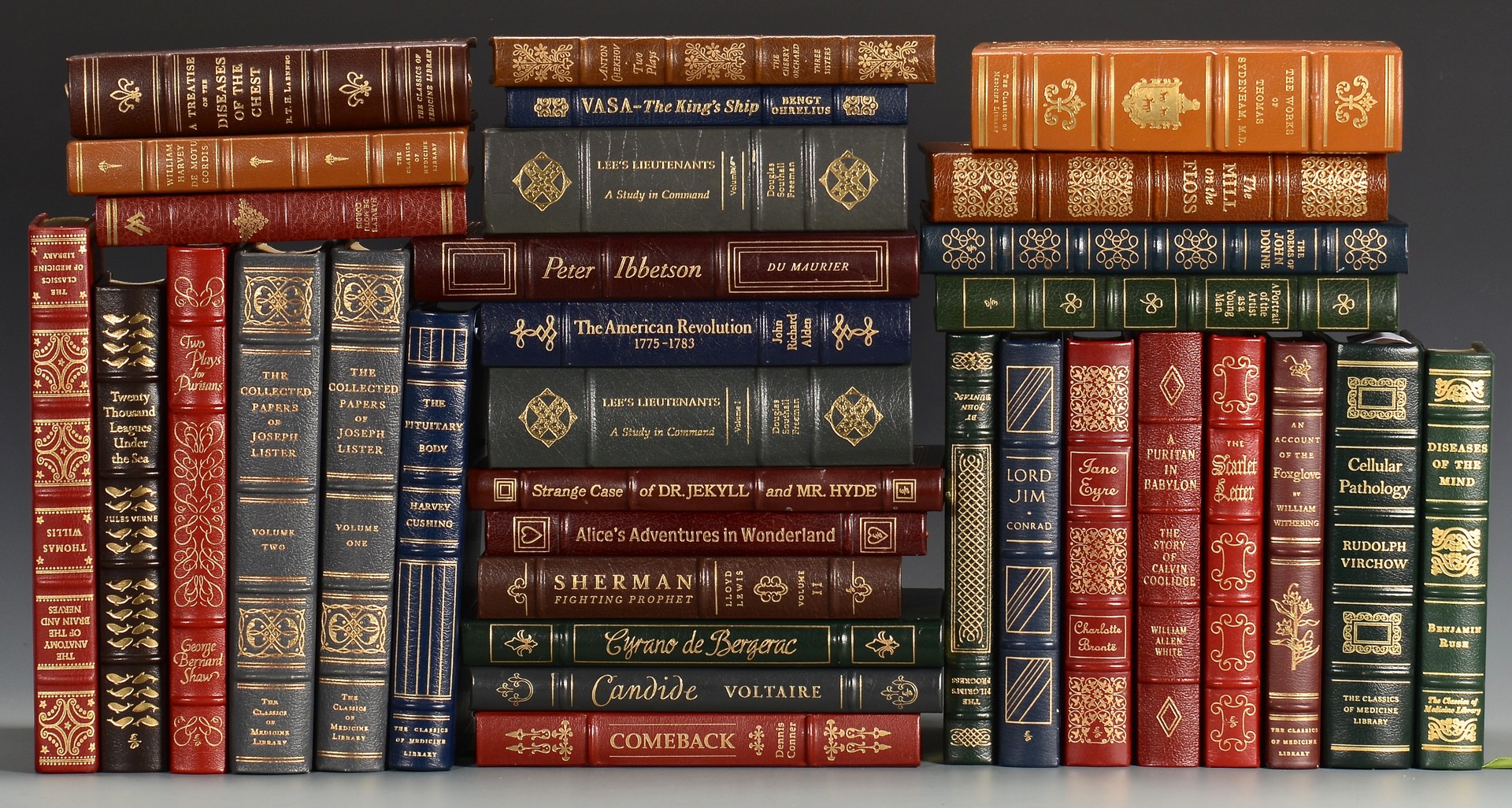 Lot 740: 33 Easton Press Books, incuding Classics of Medicine Library