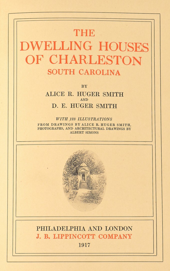 Lot 742: 2 Rare Architecture Books: Charleston, Smithsonian
