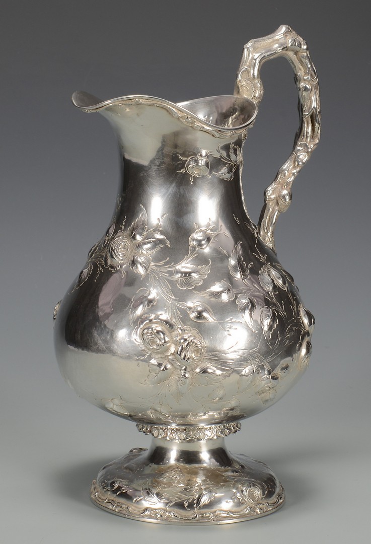 Lot 78: New Orleans Silver Water Pitcher, A. Himmel