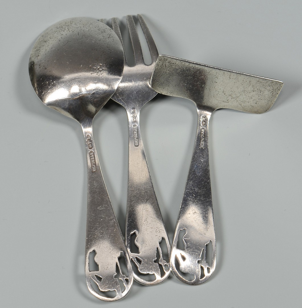 Lot 812: Group of Sterling Silver Flatware