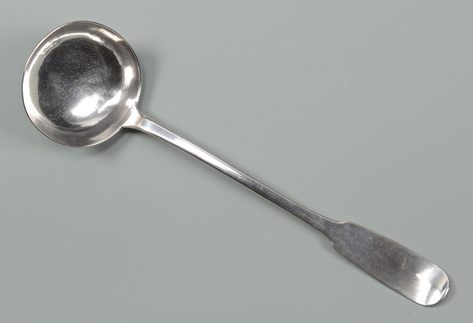 Lot 81: Lamothe Creole Coin Silver Ladle