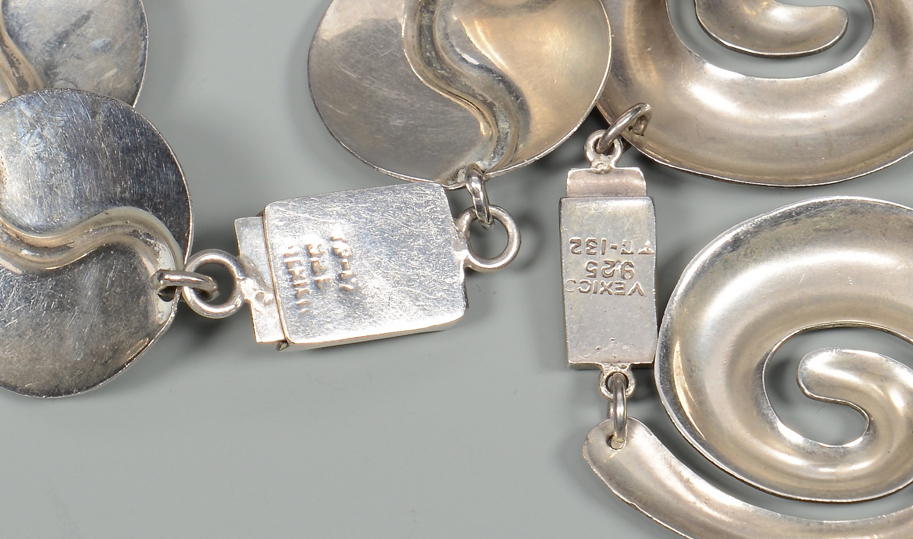 Lot 826: 3 Silver Necklaces & Enamel Ring