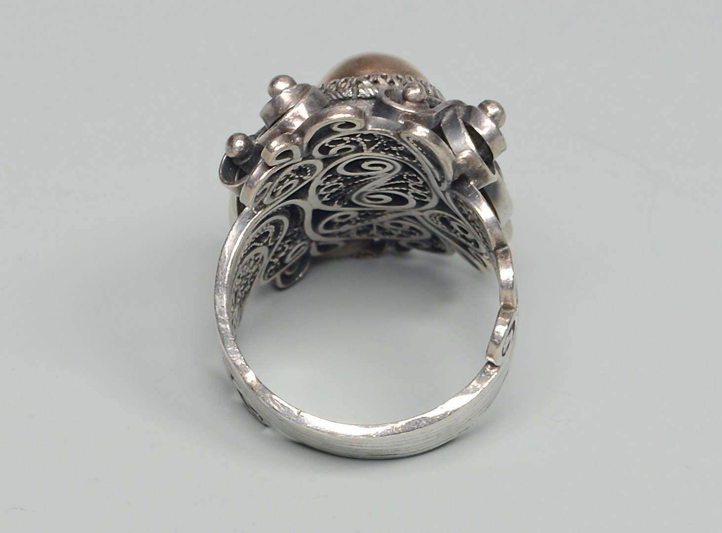 Lot 826: 3 Silver Necklaces & Enamel Ring