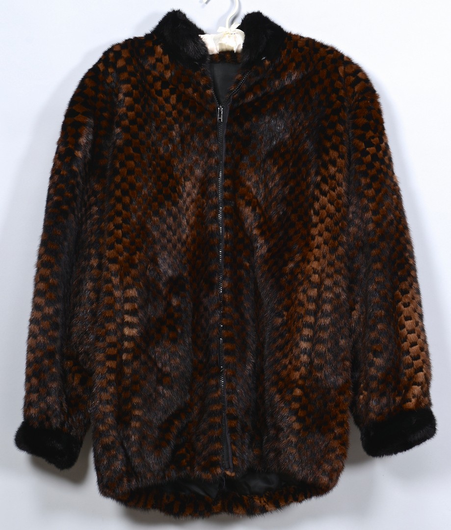 Lot 837: 2 Ladies Fur Coats, 1 Monkey Fur