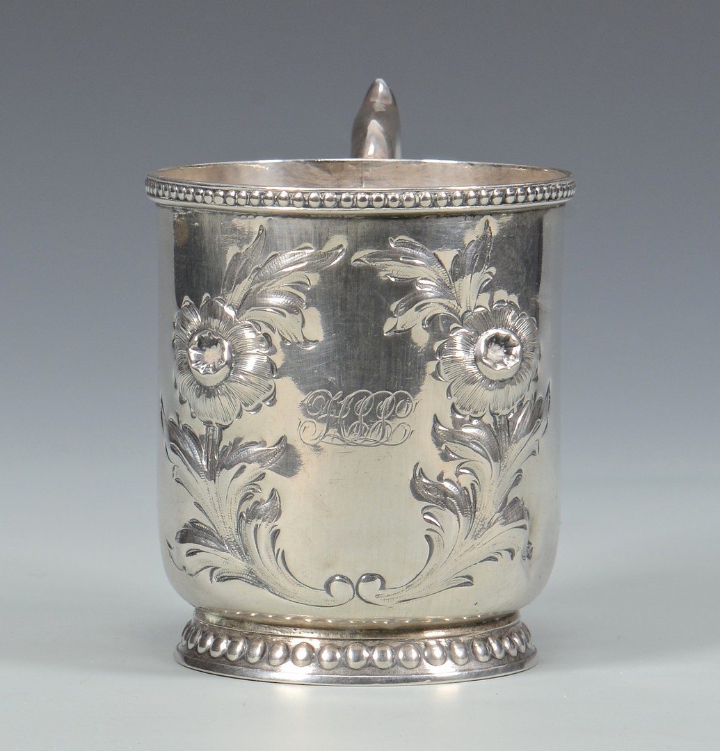 Lot 84: New Orleans Coin Silver Cup, Kuchler