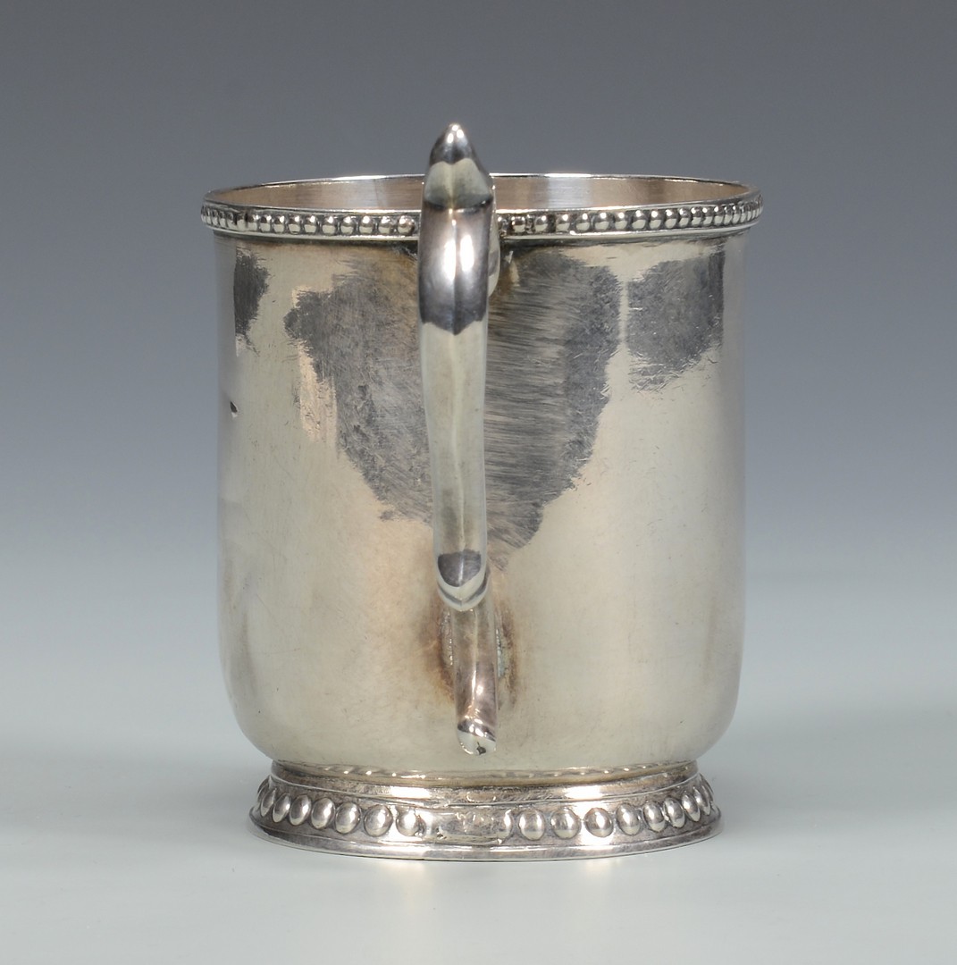 Lot 84: New Orleans Coin Silver Cup, Kuchler