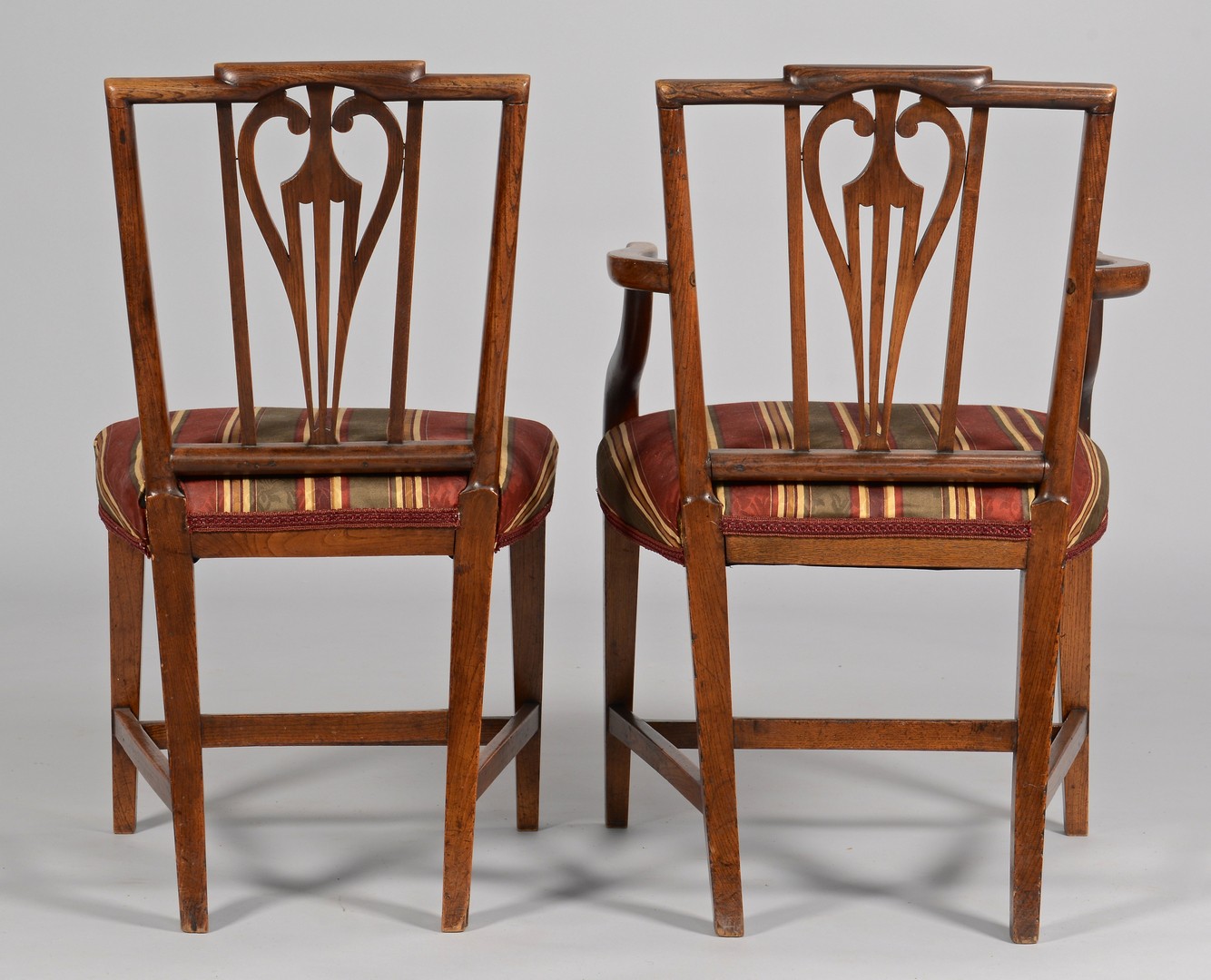Lot 101: Set of 6 English Dining Chairs c. 1800