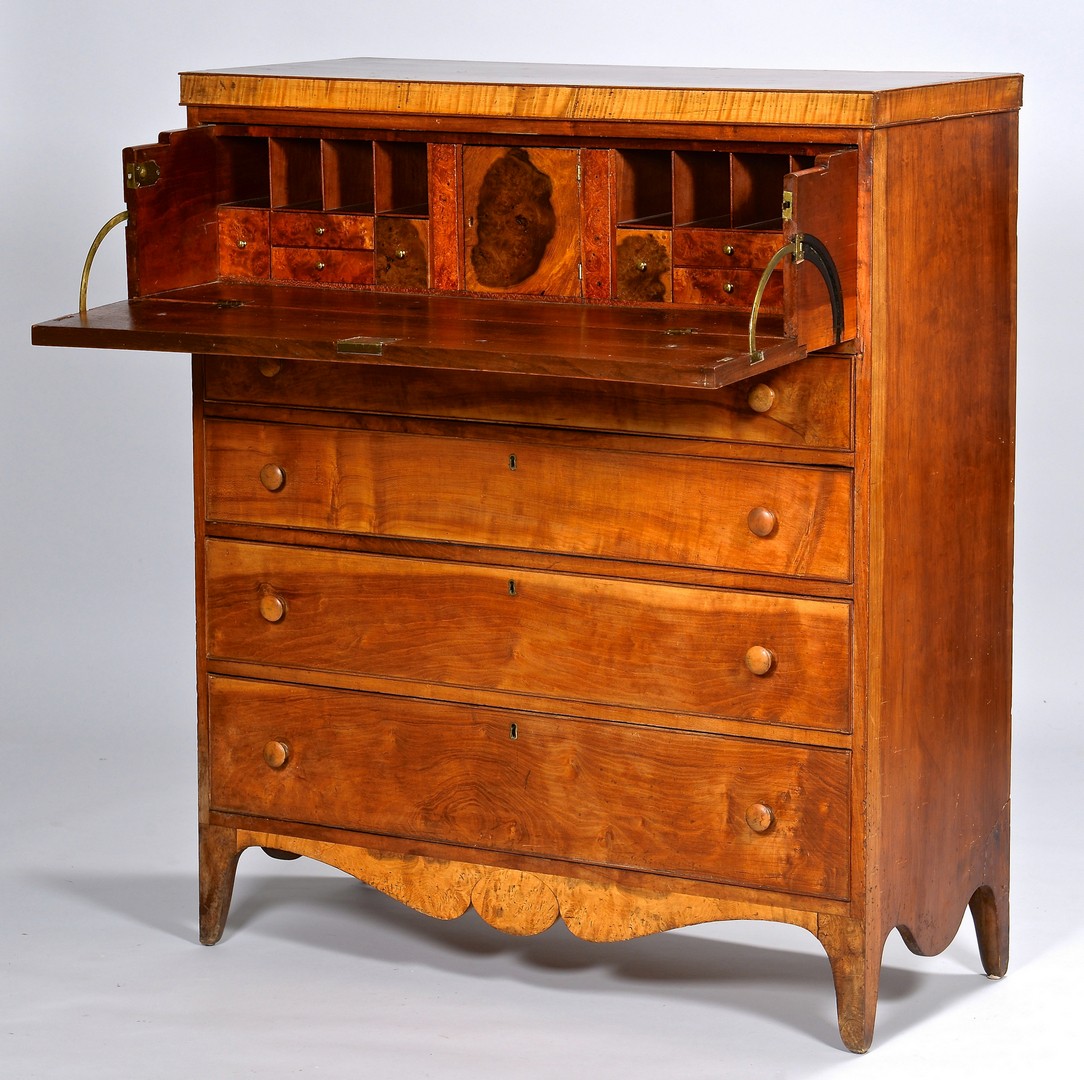 Lot 120: Burgner, Greene Co. TN Musical Desk, dated 1819